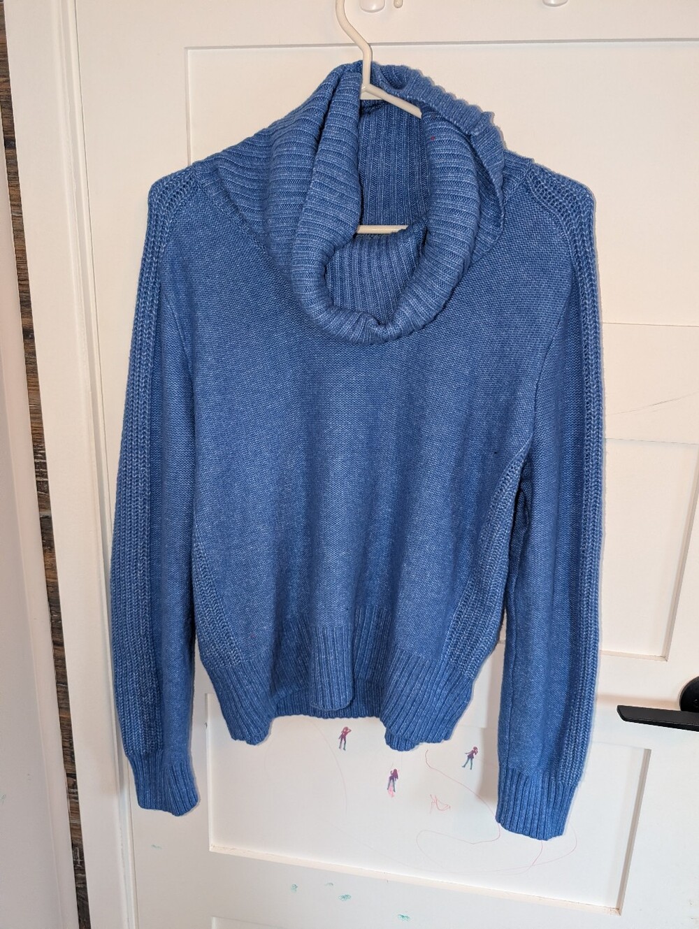 Joie Blue Cowl Neck Women’s Sweater